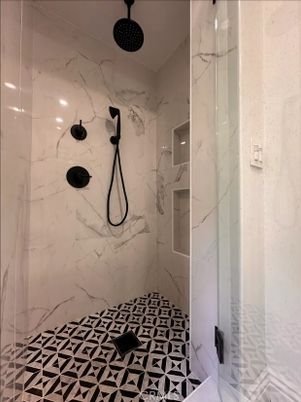 Bathroom, Interior, Marble Walls