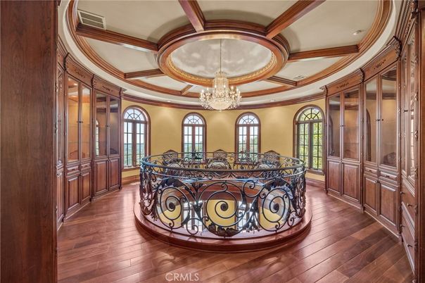 Chandelier, Interior, Wood Texture Flooring