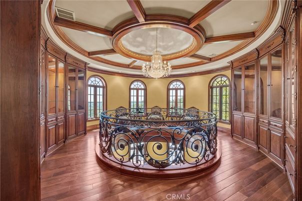 Chandelier, Interior, Wooden Beams, Wood Texture Flooring