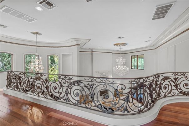 Chandelier, Interior, Recessed Lighting, Wood Texture Flooring
