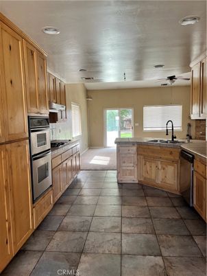 Interior, Kitchen, Recessed Lighting, Stainless Steel Appliances