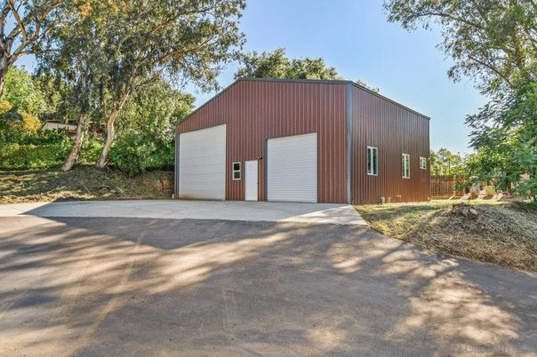 Attached, Backyard, Exterior, Facade, None