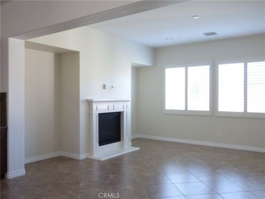 Empty room, Fireplace, Interior, Recessed Lighting