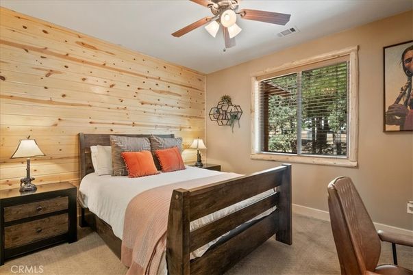 Bedroom, Interior, Wooden Walls