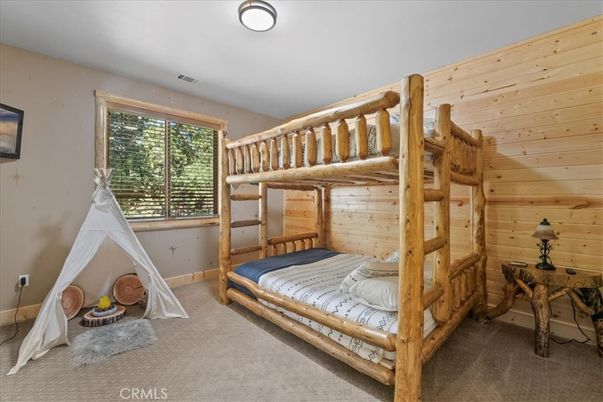Bedroom, Interior, Wooden Walls