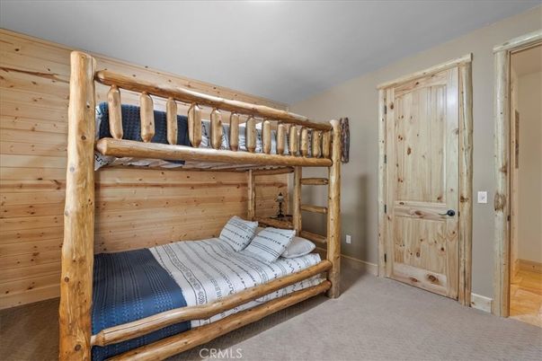 Bedroom, Interior, Wooden Walls