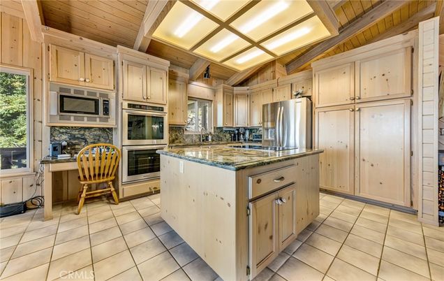 Interior, Kitchen, Stainless Steel Appliances, Wooden Ceilings