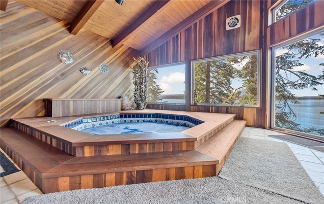 Hot Tub, Interior, Water, Wooden Beams, Wooden Ceilings, Wooden Walls