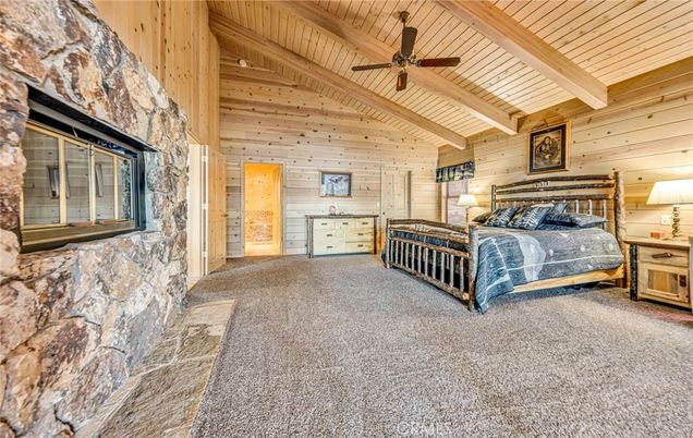 Bedroom, Interior, Wooden Beams, Wooden Ceilings, Wooden Walls