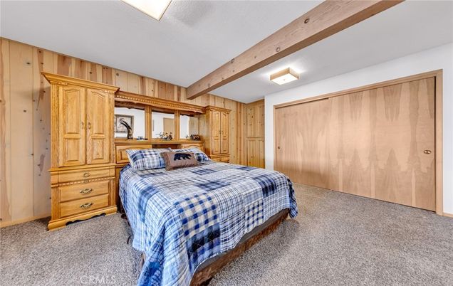 Bedroom, Interior, Wooden Beams, Wooden Walls