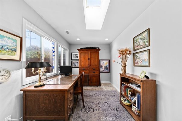 Home Office, Interior, Recessed Lighting