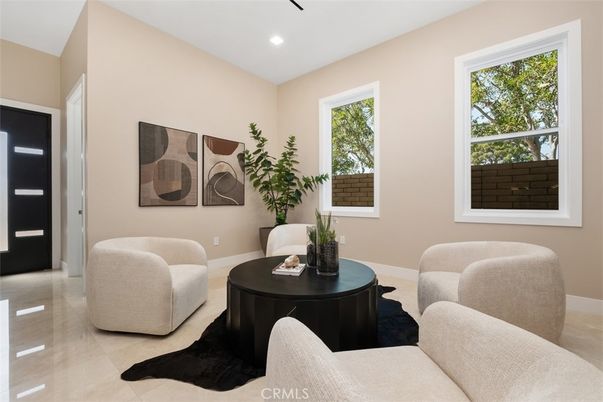 Interior, Living room, Recessed Lighting