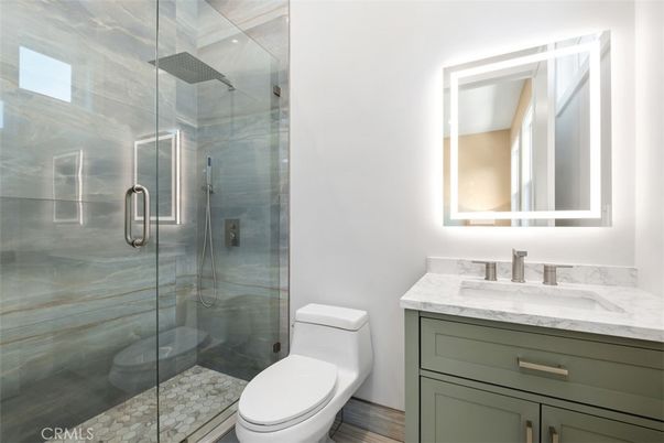 Bathroom, Glass Shower, Interior
