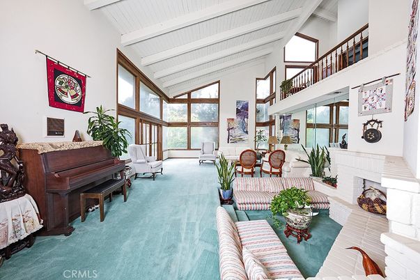 Fireplace, Interior, Living room, Piano