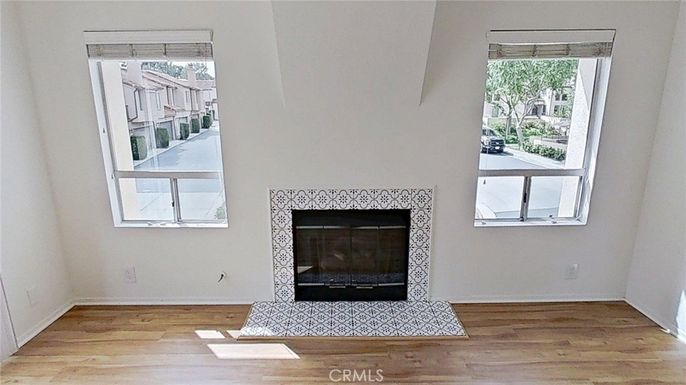 Fireplace, Interior, Wood Texture Flooring