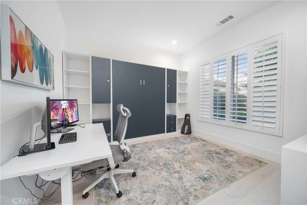 Home Office, Interior, Recessed Lighting
