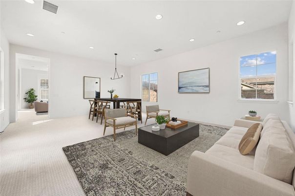 Dining room, Interior, Kitchen, Living room, Pendant Lights, Recessed Lighting