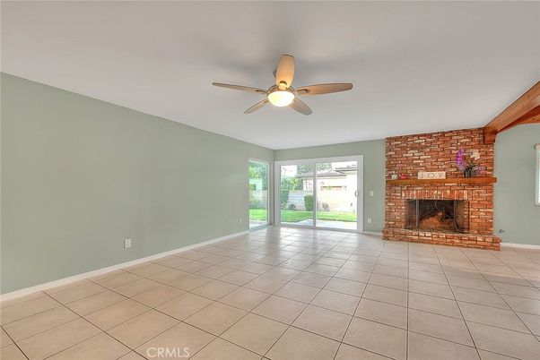 Empty room, Fireplace, Interior, Stone Walls