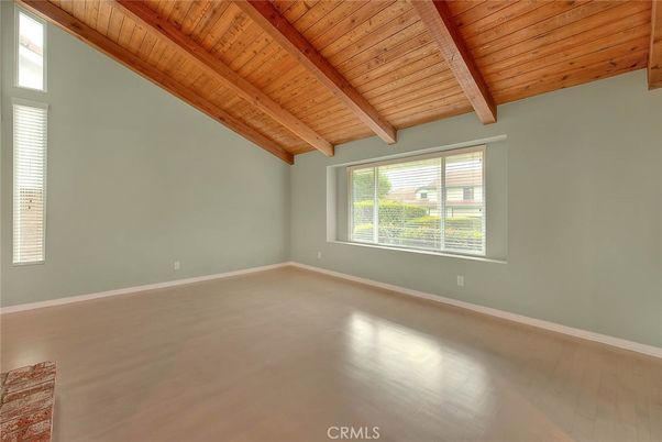 Empty room, Interior, Wooden Beams, Wooden Ceilings, Wood Texture Flooring