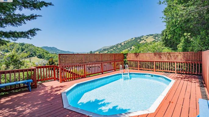 Exterior, Pool, Wood Texture Flooring