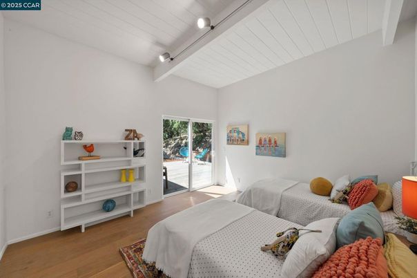 Bedroom, Interior, Wood Texture Flooring