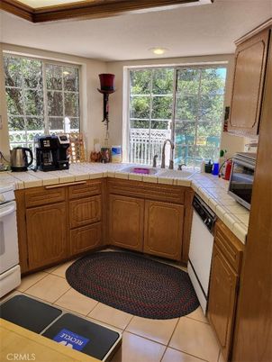 Interior, Kitchen, Recessed Lighting, Tile Countertops
