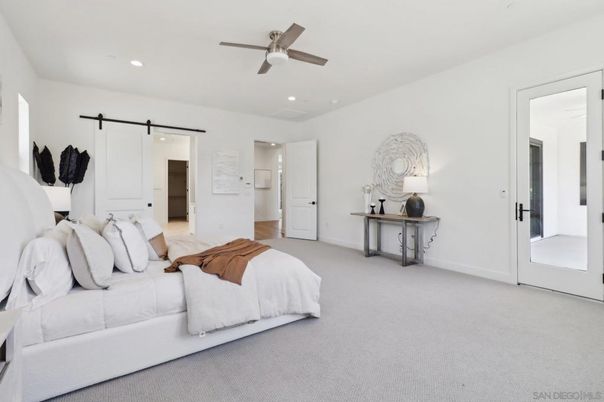Bedroom, Interior, Recessed Lighting