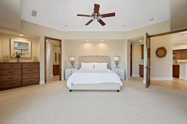 Bedroom, Interior, Recessed Lighting