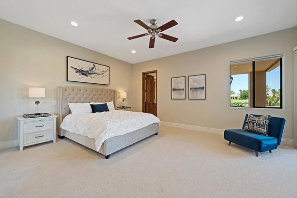 Bedroom, Interior, Recessed Lighting