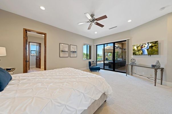 Bedroom, Interior, Recessed Lighting
