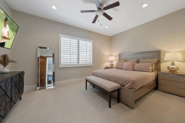 Bedroom, Interior, Recessed Lighting