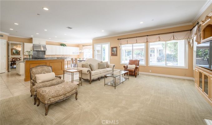 Interior, Kitchen, Living room, Recessed Lighting