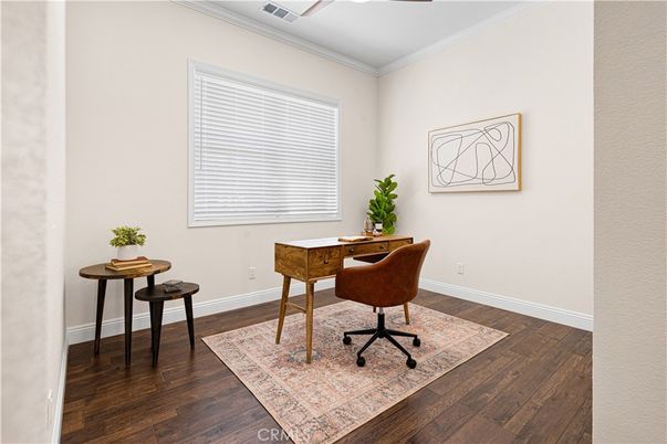 Home Office, Interior, Wood Texture Flooring