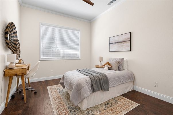 Bedroom, Home Office, Interior, Wood Texture Flooring