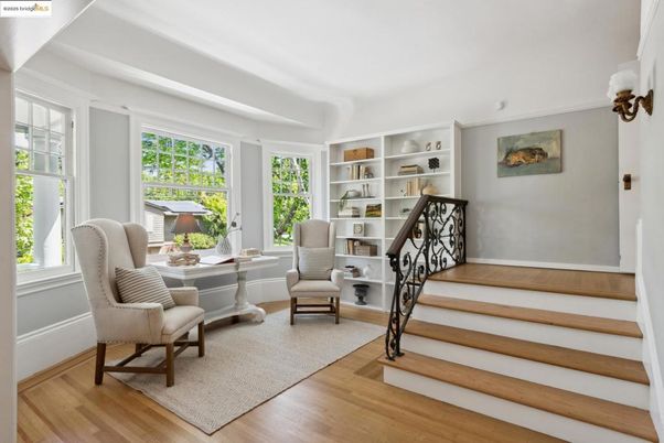 Home Office, Interior, Wood Texture Flooring