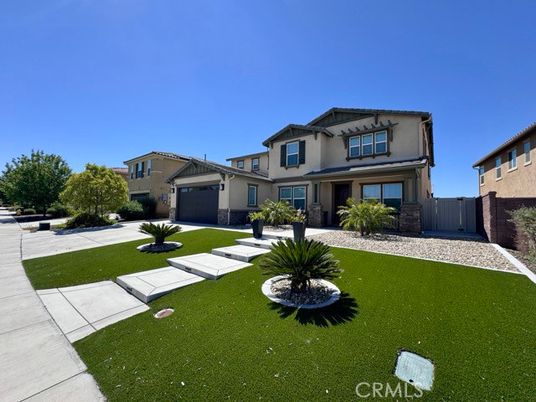 Attached, Backyard, Exterior, Facade, Mediterranean