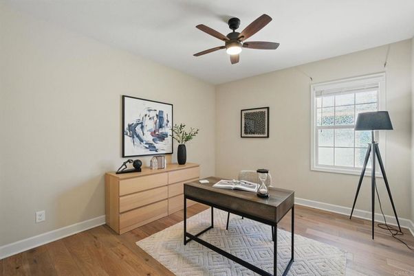 Home Office, Interior, Wood Texture Flooring