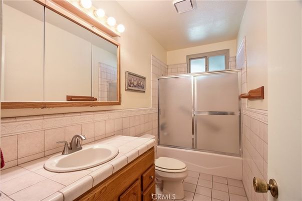 Bathroom, Glass Shower, Interior, Tile Countertops