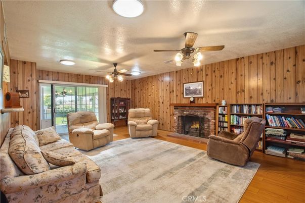 Fireplace, Interior, Living room, Wood Texture Flooring, Wooden Walls