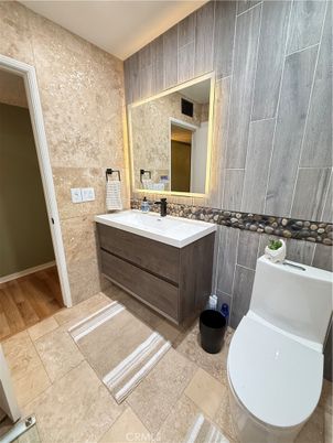 Bathroom, Interior, Wood Texture Flooring