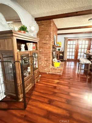 Fireplace, Interior, Stone Walls, Wood Texture Flooring