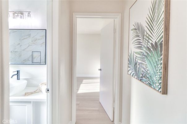 Bathroom, Interior, Marble Walls, Wood Texture Flooring