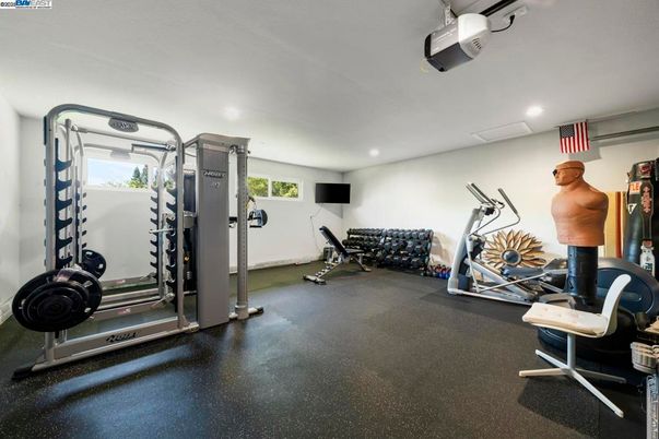 Fitness Equipment, Gym, Interior, Recessed Lighting
