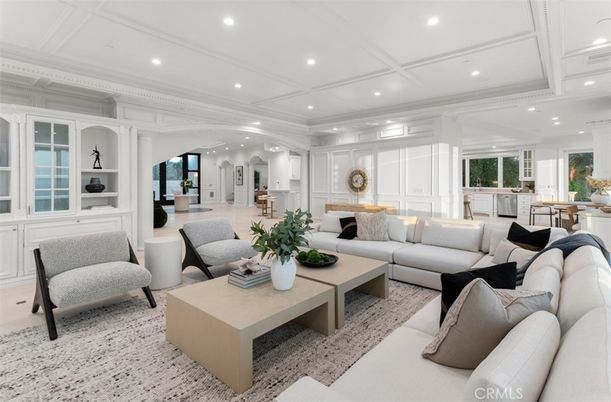 Interior, Living room, Recessed Lighting