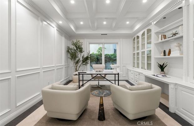 Home Office, Interior, Recessed Lighting