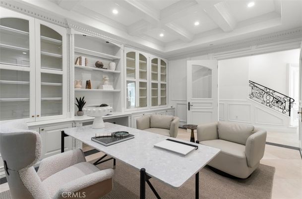 Home Office, Interior, Recessed Lighting