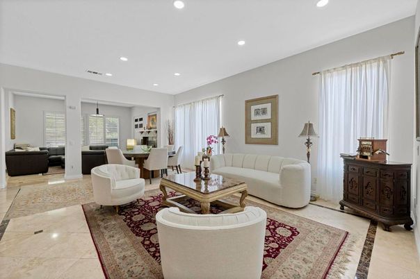 Dining room, Interior, Living room, Pendant Lights, Recessed Lighting