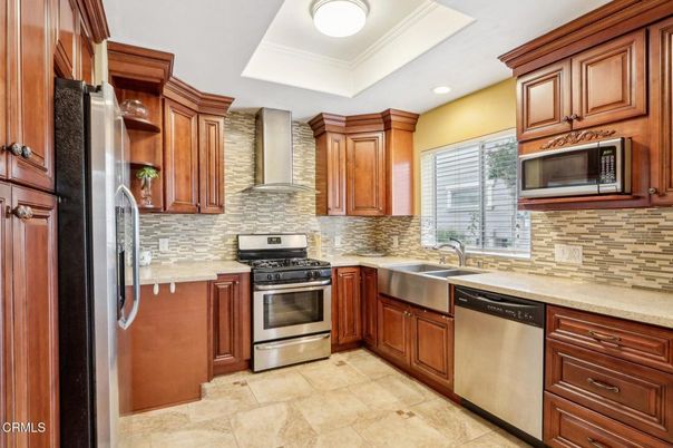Interior, Kitchen, Recessed Lighting, Stainless Steel Appliances