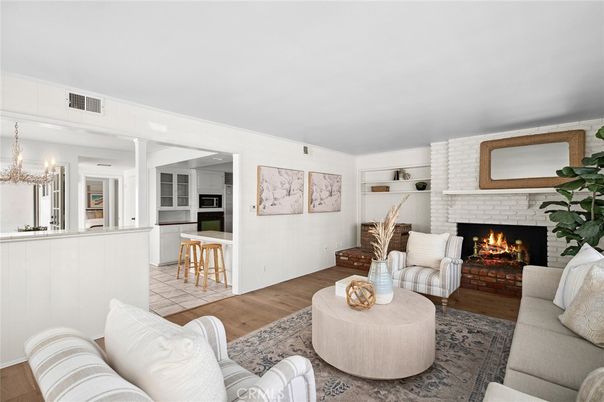 Fireplace, Interior, Living room, Wood Texture Flooring