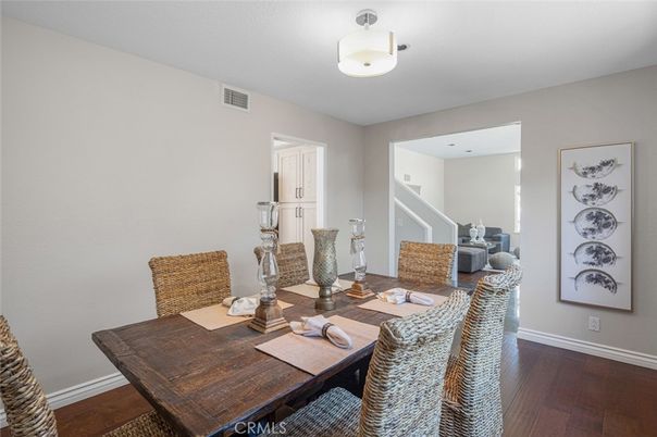 Dining room, Interior, Wood Texture Flooring